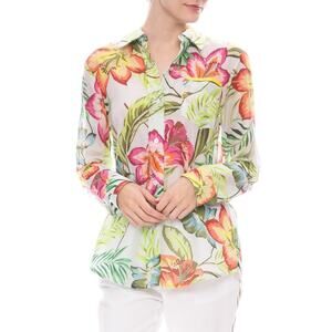 Le Superbe Future Ex Boyfriend Shirt - Electric Ave Floral Button Down 4